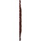 Ekena Millwork Durham Ceiling Medallion (Fits Canopies up to 4 1/4"), Hnd-Painted Brushed Mahogany, 31"OD x 1 1/2"P CM31DUBMF - alternate 4